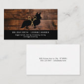 Houttrim | Dierenverzorger | Schoonmaakstof Visitekaartje (Voorkant / Achterkant)