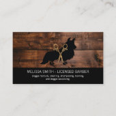 Houttrim | Dierenverzorger | Schoonmaakstof Visitekaartje (Voorkant)