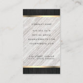 Houttrim en Lux-Design variatie Visitekaartje (Achterkant)