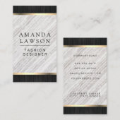 Houttrim en Lux-Design variatie Visitekaartje (Voorkant / Achterkant)