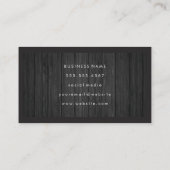 Houttrim | Manuscript Monogram Visitekaartje (Achterkant)