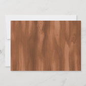 Houtuitnodiging Kaart (Voorkant)