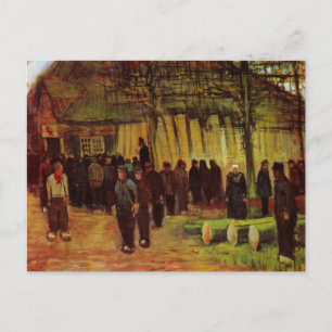 Houtverkoop door Vincent van Gogh Briefkaart