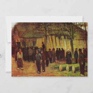 Houtverkoop door Vincent van Gogh Kaart