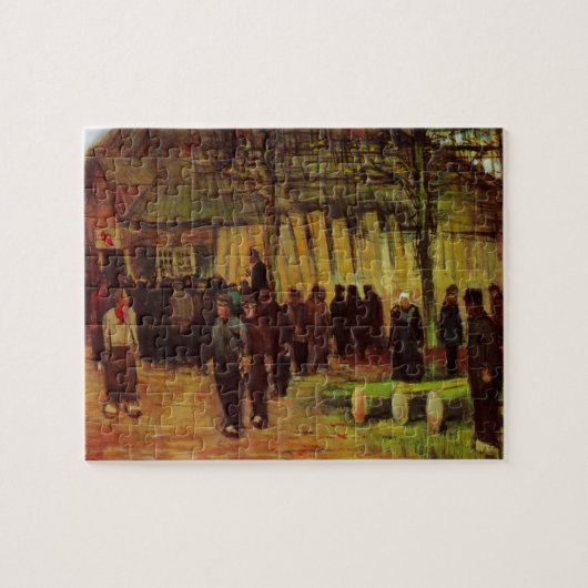 Houtverkoop door Vincent van Gogh Legpuzzel (Horizontaal)