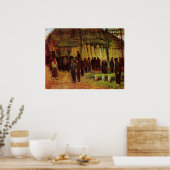 Houtverkoop door Vincent van Gogh Poster (Keuken)