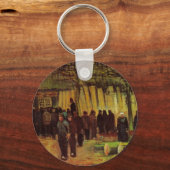 Houtverkoop door Vincent van Gogh Sleutelhanger (Voorkant)