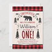 Houtvester Verjaardagsuitnodiging Houtvester Feest Kaart (Voorkant)