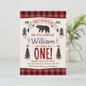 Houtvester Verjaardagsuitnodiging Houtvester Feest Kaart (Staand voorkant)