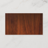 Houtvormig voedselproduct Vegetable Chef Catering Visitekaartje (Achterkant)