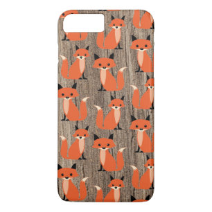 Houtvos schattige retro-grilhamster vossen vintag Case-Mate iPhone case