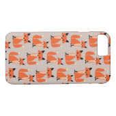 Houtvossen met schattige retro-grilhamsters Case-Mate iPhone case (Achterkant (Horizontaal))