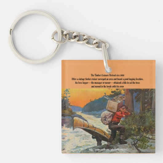 " houtwaar" sleutelhanger (voorkant)