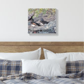 Houtwaren beschermen het wild canvas afdruk (Insitu (Slaapkamer))