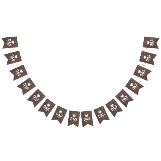 houtwaren, huwelijksvlaggen vlaggetjes (Alle)