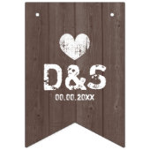  houtwaren, huwelijksvlaggen vlaggetjes (Derde vlag)