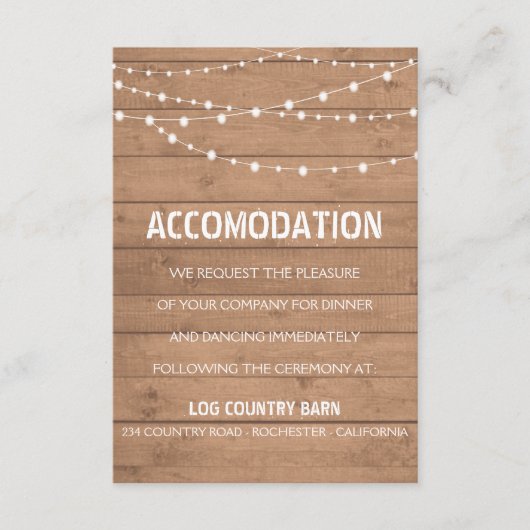 Houtwaren, taarten en touwlantaarns informatiekaartje (Voorkant)