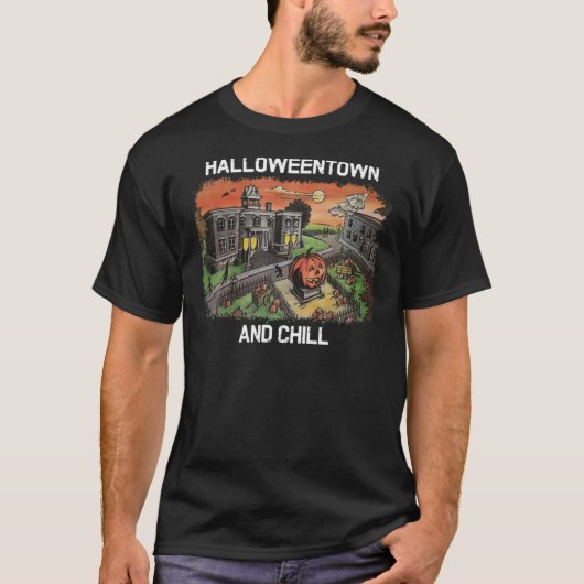 Houtweentown en Chill T-shirt (Voorkant)