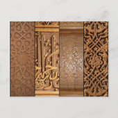 houtwerk briefkaart (Voorkant)