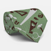 Houtwerk, timmerwerk stropdas (Opgerold)