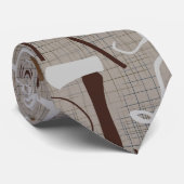 Houtwerk, timmerwerk stropdas (Opgerold)