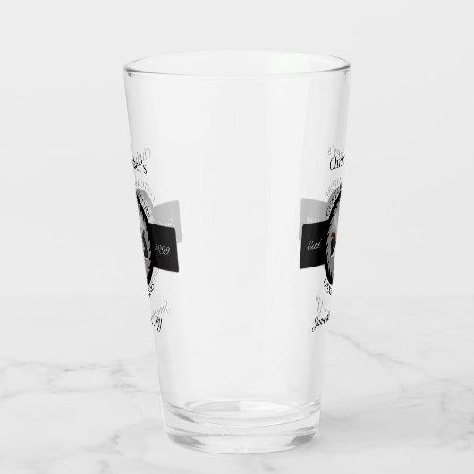 Houtwerk Zag Blade Plane Drinkware Pint Bier Glas (Rechts)