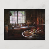 Houtwerker - de kruiperwinkel briefkaart (Voorkant)