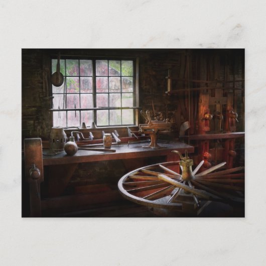 Houtwerker - de kruiperwinkel briefkaart (Voorkant)