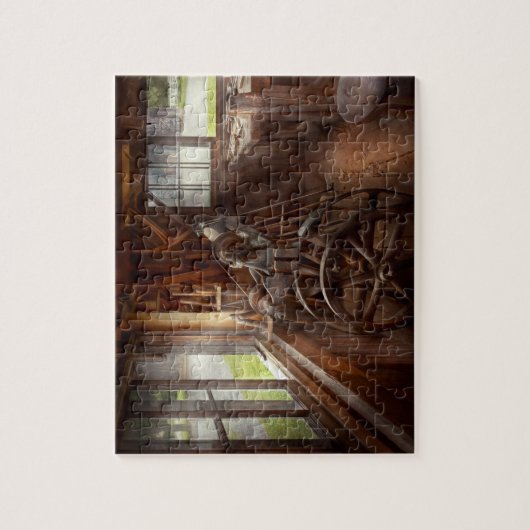 Houtwerker - De kunst van het lachen Legpuzzel (Verticaal)