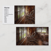 Houtwerker - De kunst van het lachen Visitekaartje (Voorkant / Achterkant)