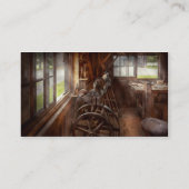 Houtwerker - De kunst van het lachen Visitekaartje (Achterkant)