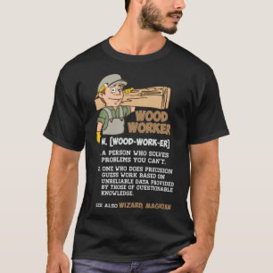 Houtwerker Definitie piratenschip verjaardagsnajaa T-shirt