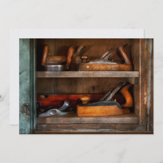 Houtwerker - Gereedschap van kastanjemaker Kaart (Voorkant / Achterkant)