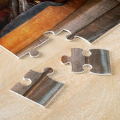 Houtwerker - Gereedschap van kastanjemaker Legpuzzel (Zijkant)