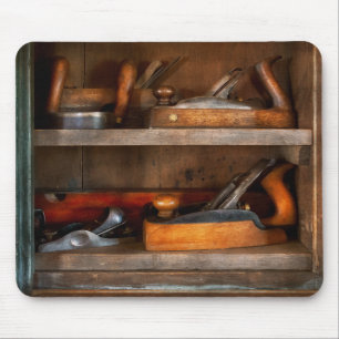 Houtwerker - Gereedschap van kastanjemaker Muismat