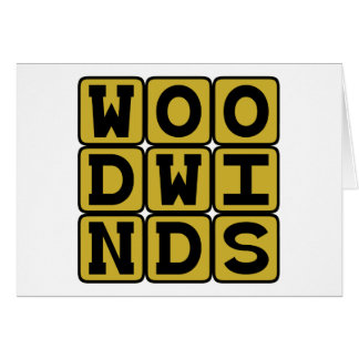 Houtwinden, muziekinstrumenten