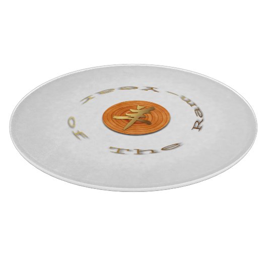 Houtwit Ram Chinese jaar dierentuin R3 snijraad Snijplank (Hoek)