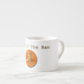 Houtwit Ram Chinese Year Zodiac Espresso Mok (Voorkant rechts)