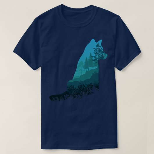 Houtwolf 4 t-shirt (Design voorkant)