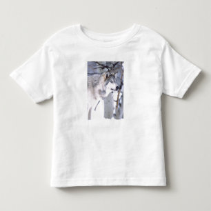 Houtwolf, Canis lupus, Film Dier Utah) Kinder Shirts