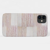 Houtwooden textuur iPhone 11 Hoesje (Achterkant (horizontaal))