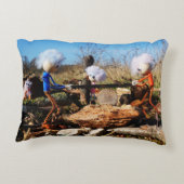 Houtzagerij van de Fubby's. Accent Kussen (Achterkant)