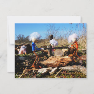 Houtzagerij van de Fubby's. Briefkaart