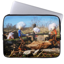 Houtzagerij van de Fubby's. Laptop Sleeve