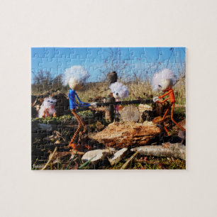 Houtzagerij van de Fubby's. Legpuzzel