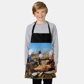 Houtzagerij van de Fubby's. Schort (Gedragen)