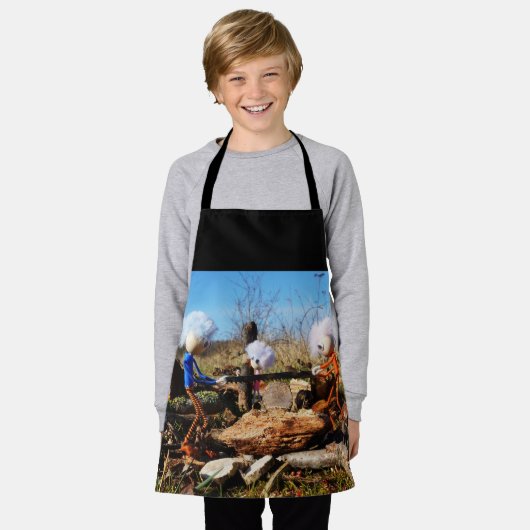 Houtzagerij van de Fubby's. Schort (Gedragen)