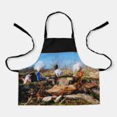 Houtzagerij van de Fubby's. Schort (Voorkant)