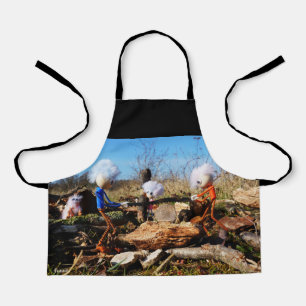 Houtzagerij van de Fubby's. Schort