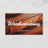 houtzagerij visitekaartje (Achterkant)